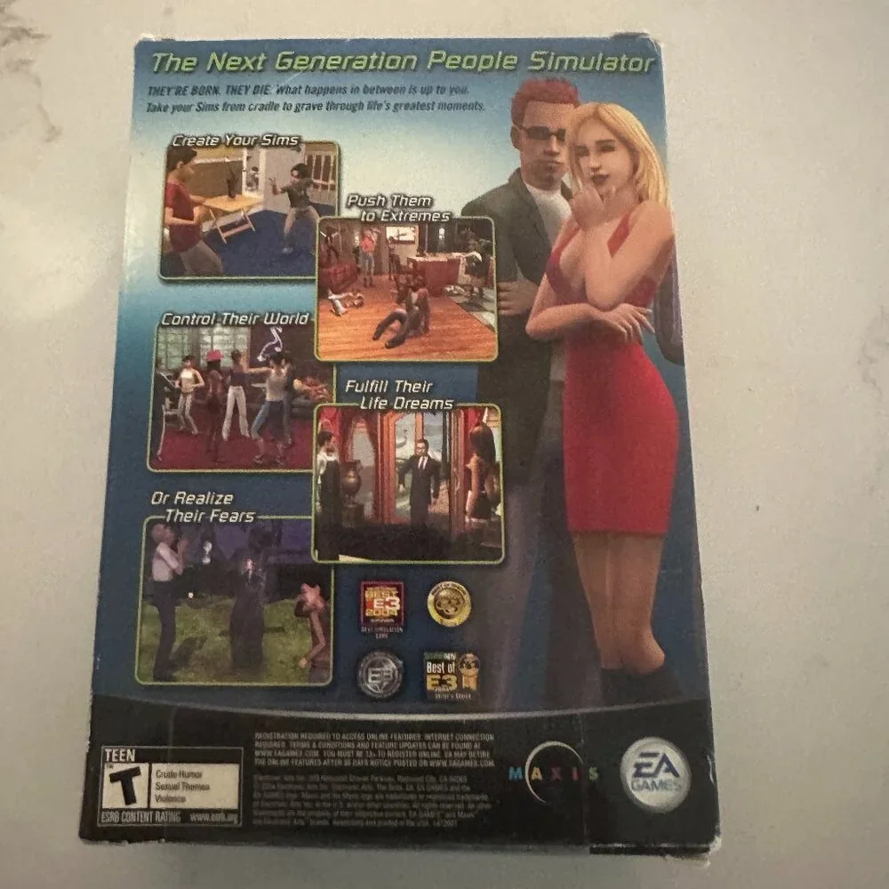 Sims 2 PC CD-ROM 4 Disk Set